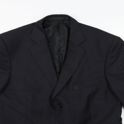 Mens UK Size 42 Marks and Spencer Regular Blue Suit Jacket