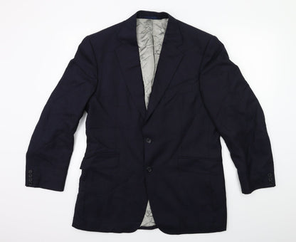 Aquascutum Mens Blue   Jacket Suit Jacket Size 42