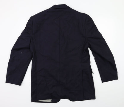 Aquascutum Mens Blue   Jacket Suit Jacket Size 42