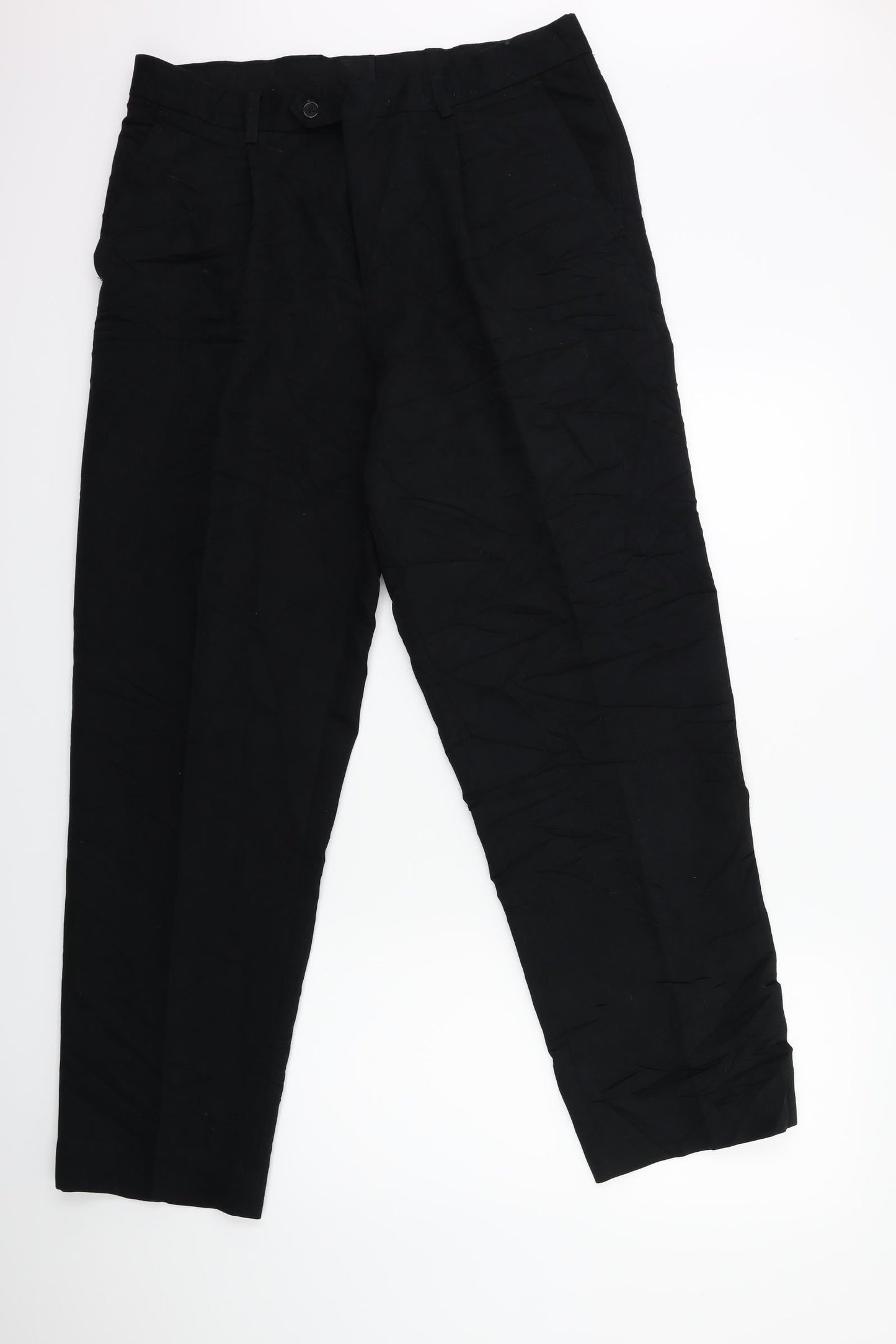 franchetti Mens Black   Trousers  Size 36 in L30 in