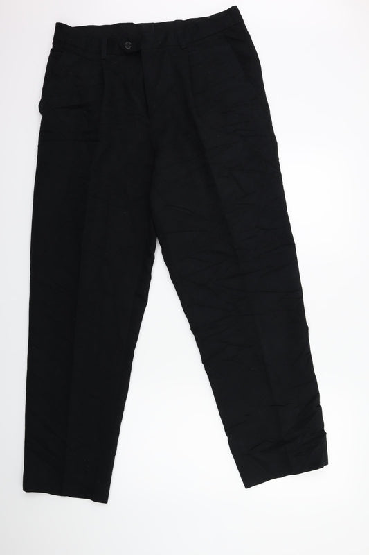 franchetti Mens Black   Trousers  Size 36 in L30 in