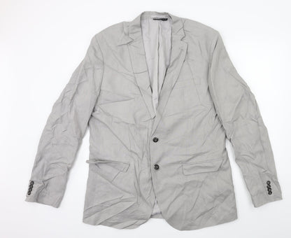 Front view of Livergy men’s green jacket suit jacket, size 38