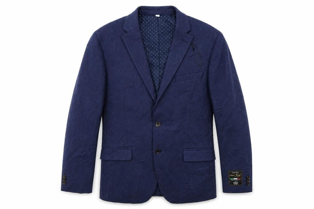 Mens UK Size 42 Marks and Spencer Regular Blue Suit Jacket