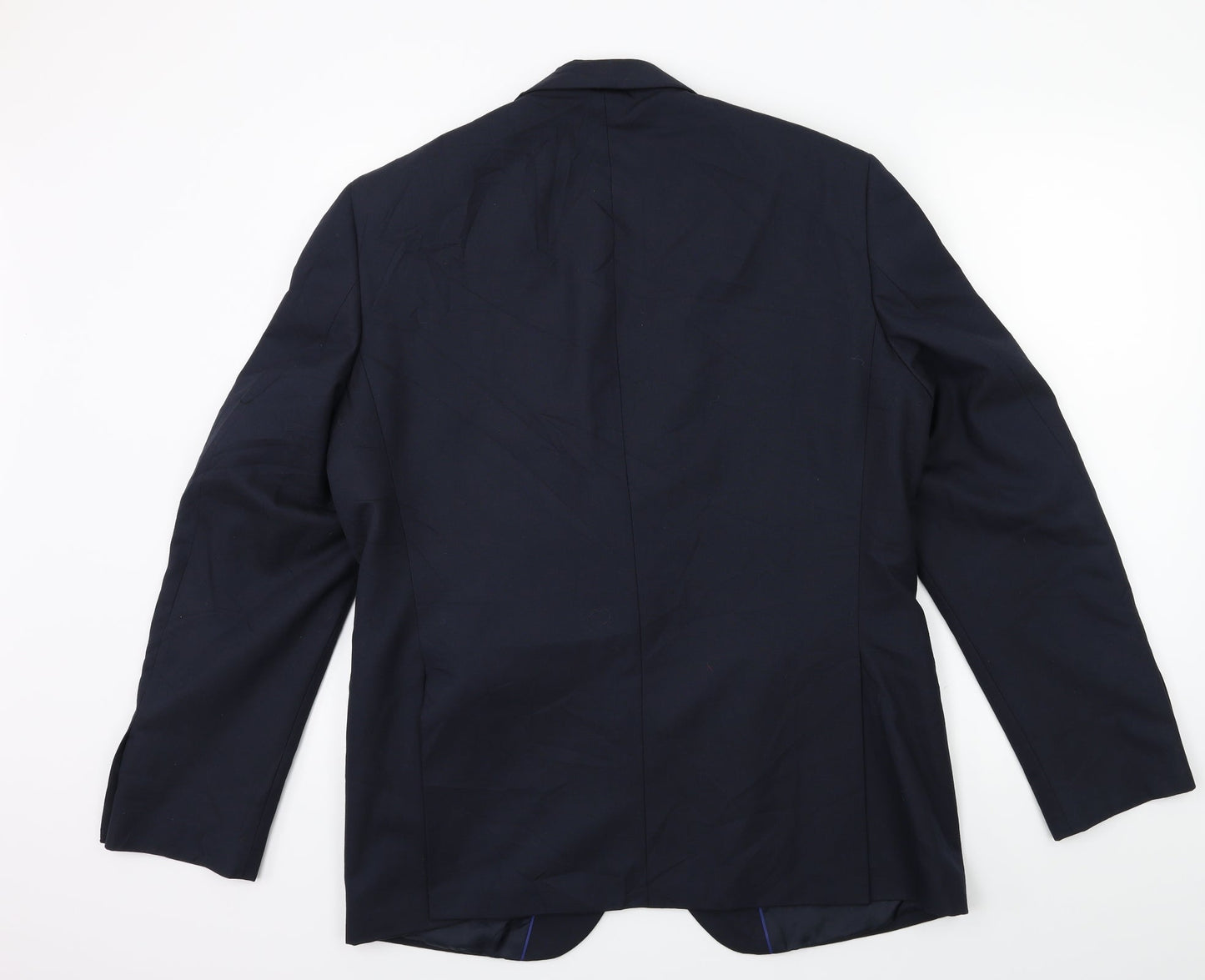 Mens UK Size 42 Marks and Spencer Regular Blue Suit Jacket
