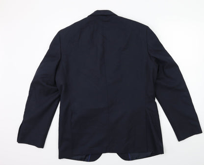 Mens UK Size 42 Marks and Spencer Regular Blue Suit Jacket