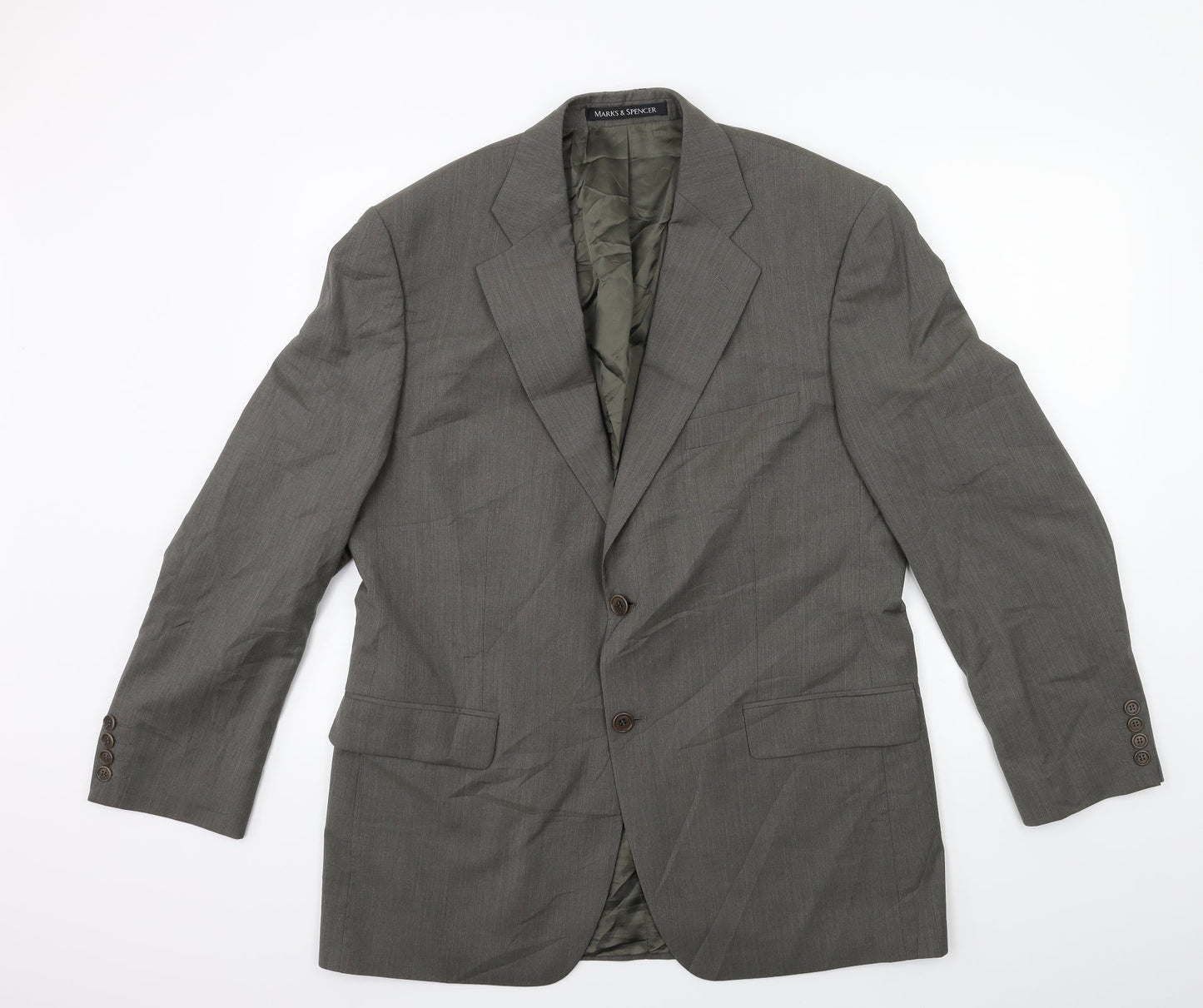 Mens UK Size 42 Marks and Spencer Regular Grey Suit Jacket