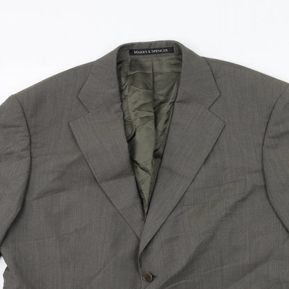 Mens UK Size 42 Marks and Spencer Regular Grey Suit Jacket