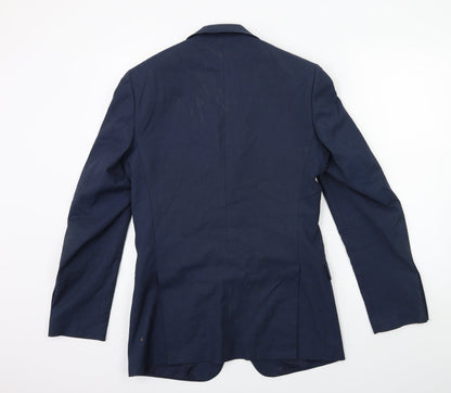 Mens UK Size 36 Marks and Spencer Regular Blue Suit Jacket