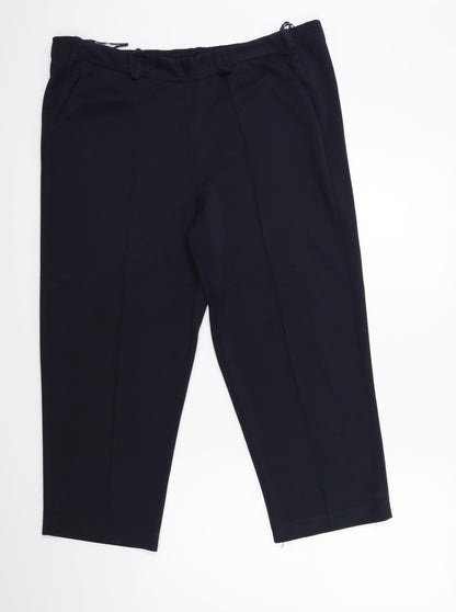 Womens UK Size 14 Bonmarché Regular Fit Sweatpants Blue Trousers