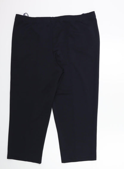 Womens UK Size 14 Bonmarché Regular Fit Sweatpants Blue Trousers
