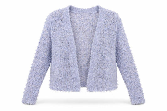 love knitwear Womens Blue  Knit Cape Jumper Size 14
