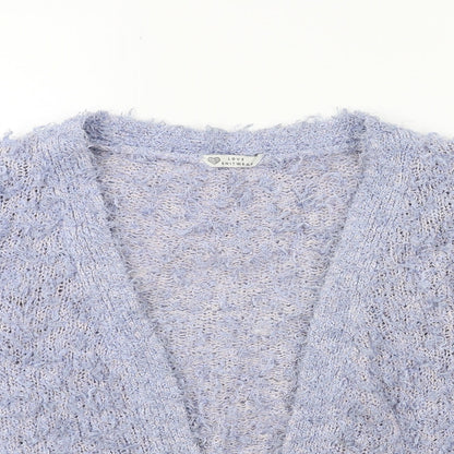 love knitwear Womens Blue  Knit Cape Jumper Size 14
