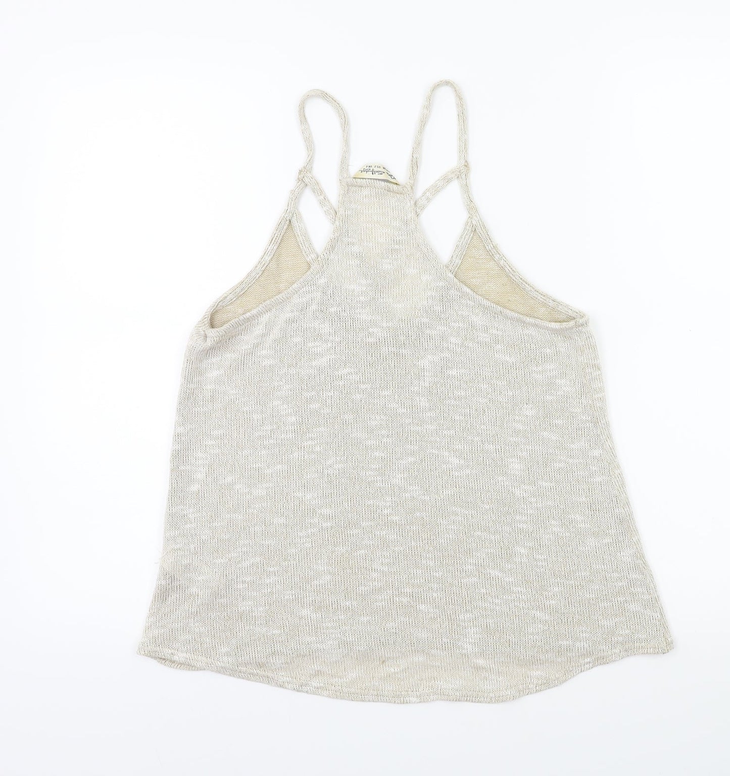 Miss Selfridge Womens Beige   Basic Tank Size 6