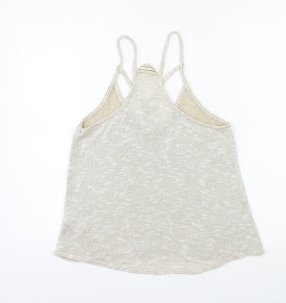 Miss Selfridge Womens Beige   Basic Tank Size 6
