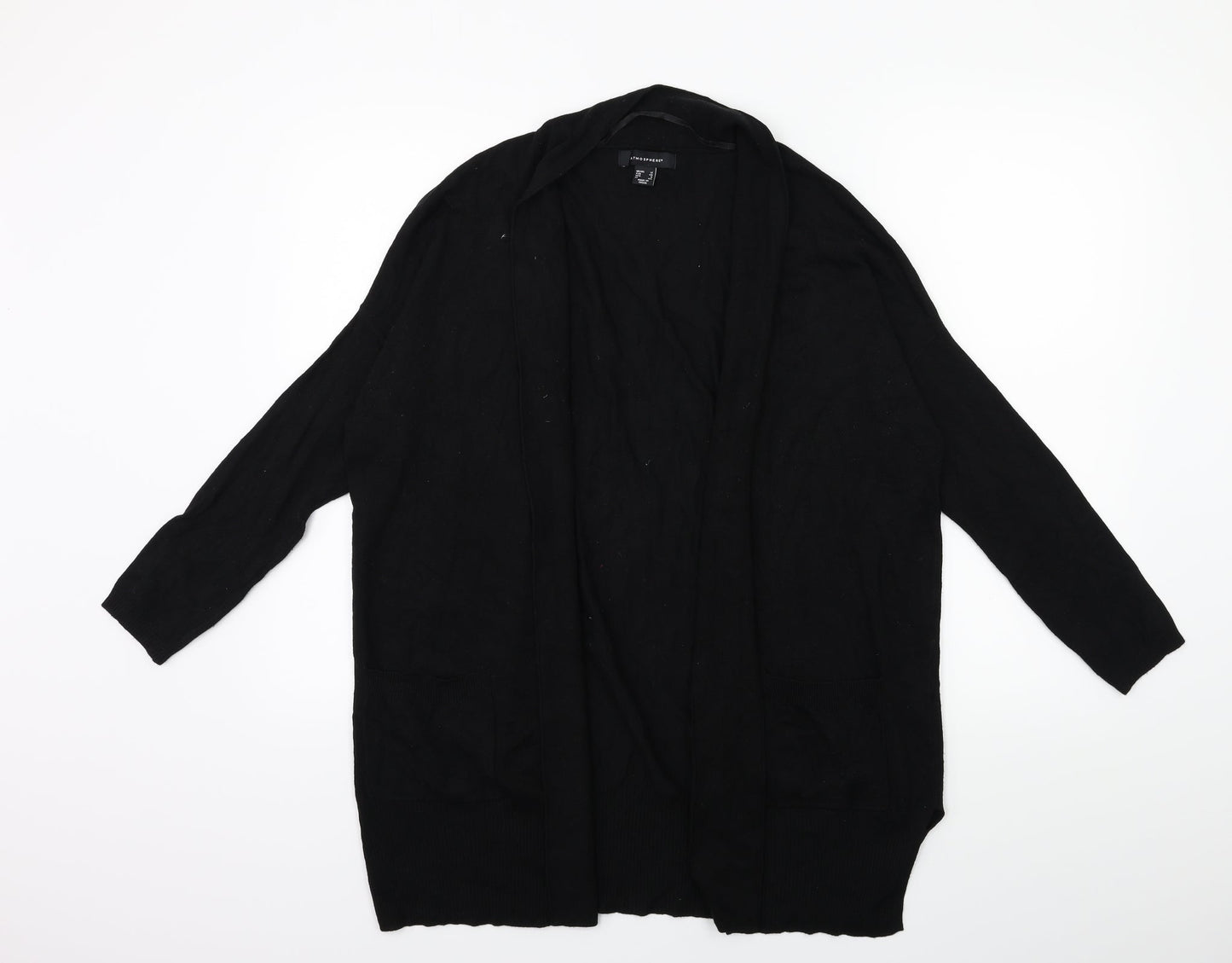 Atmosphere Womens Black  Knit Cardigan Jumper Size 12