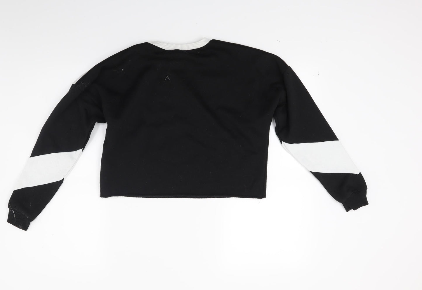 New Look Girls Black   Pullover Sweatshirt Size 12 Years  - Over it