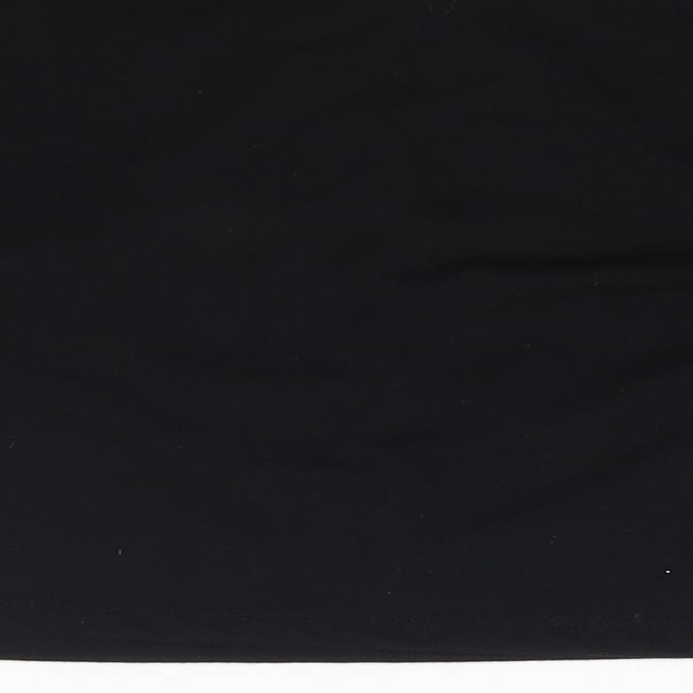 Candy Couture Girls Black   Cropped T-Shirt Size 10 Years  - NYC