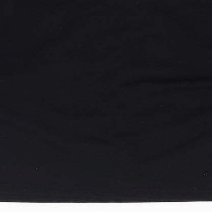 Candy Couture Girls Black   Cropped T-Shirt Size 10 Years  - NYC