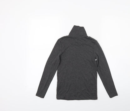 Back view of H&M girls’ grey jumper, size 7-8, years