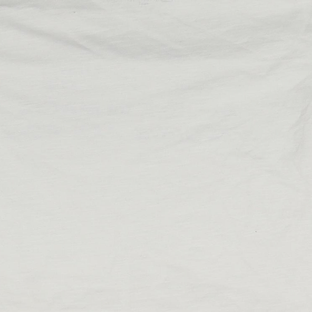 NEXT Girls White   Cropped T-Shirt Size 10 Years  - Unicorns
