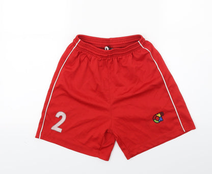Arora Boys Red   Bermuda Shorts Size 14-15 Years - Number 2
