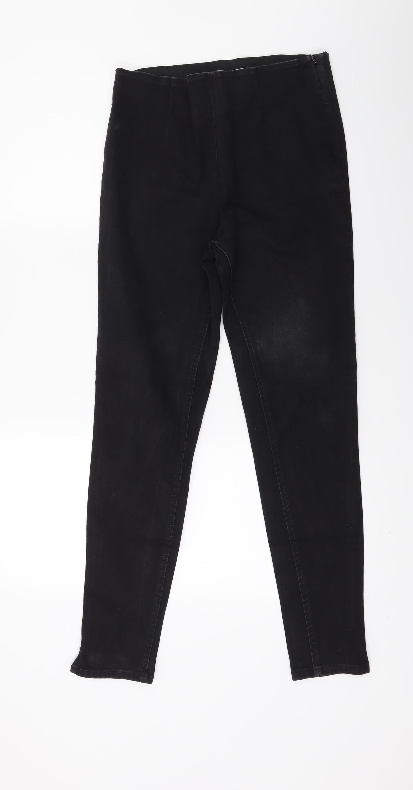 Womens UK Size 8 Preworn Regular Fit Jegging Black Jeans