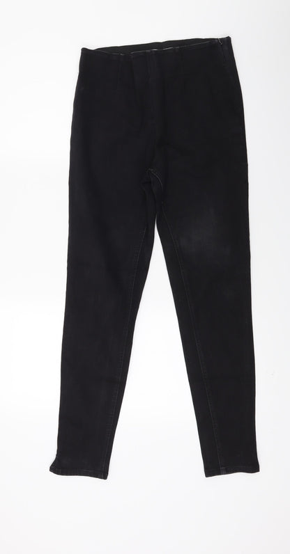 Womens UK Size 8 Preworn Regular Fit Jegging Black Jeans