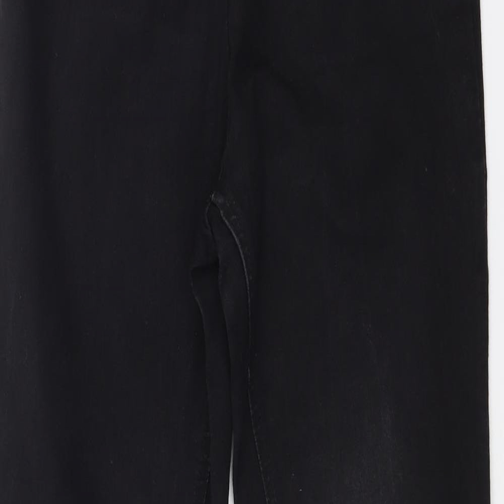 Womens UK Size 8 Preworn Regular Fit Jegging Black Jeans