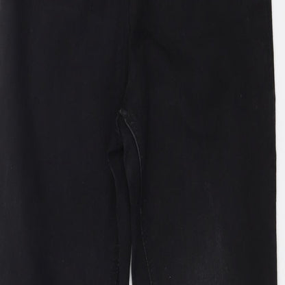 Womens UK Size 8 Preworn Regular Fit Jegging Black Jeans