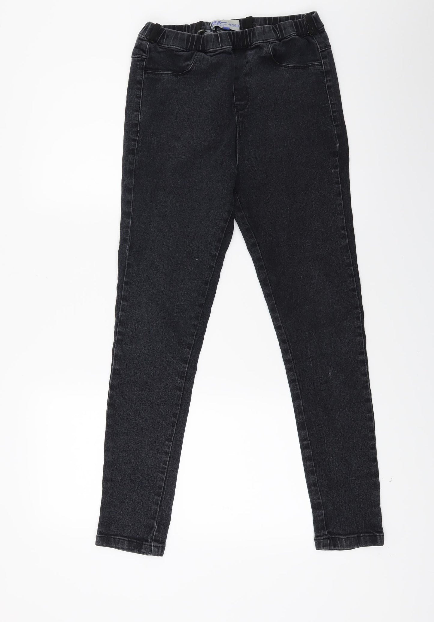 Denim 24/7 Womens Black  Denim Jegging Jeans Size 10 L25 in