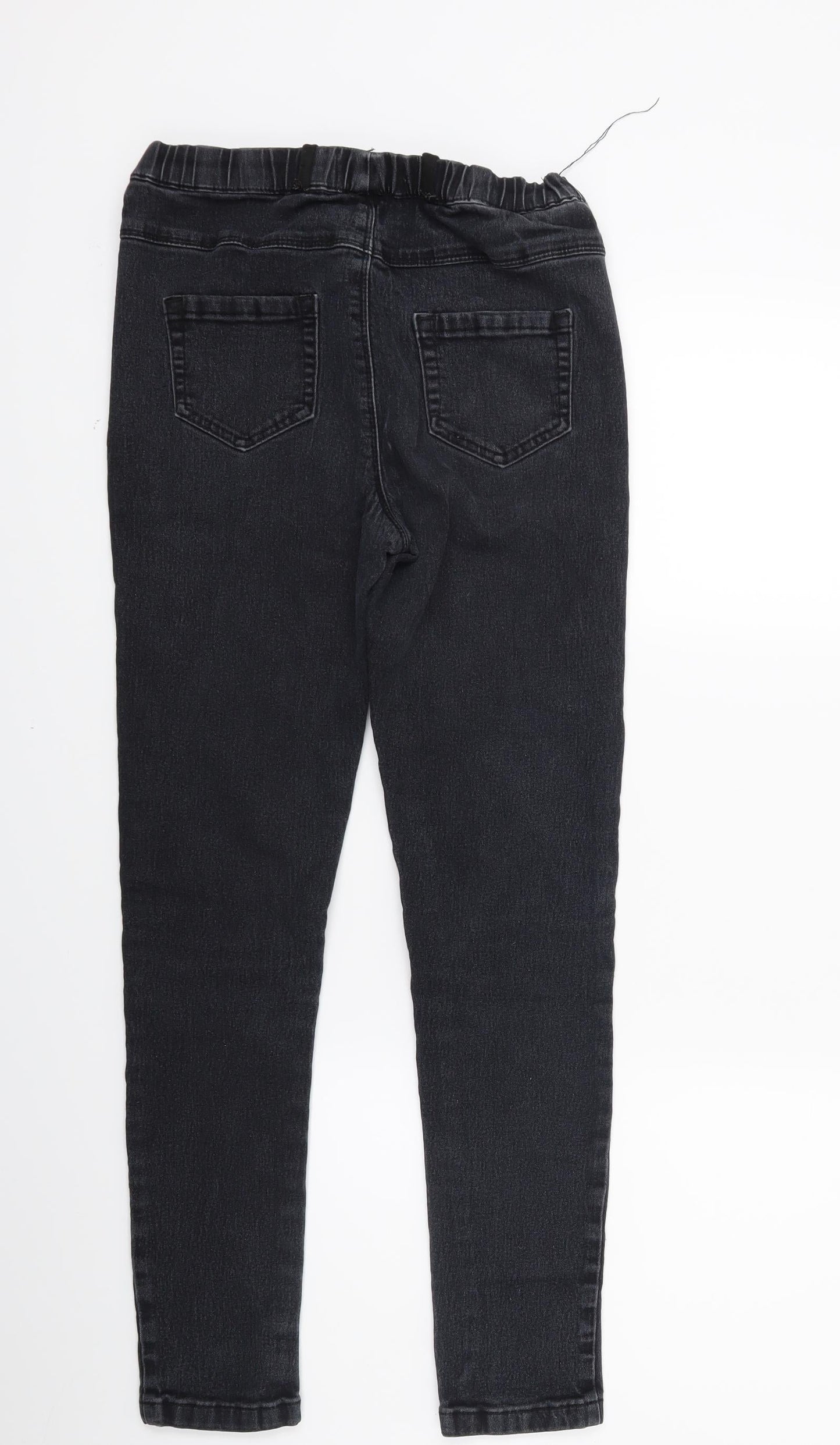 Denim 24/7 Womens Black  Denim Jegging Jeans Size 10 L25 in