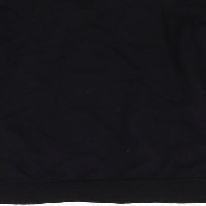 Brand and care label for Pep&Co women’s black pullover sweatshirt, size XL