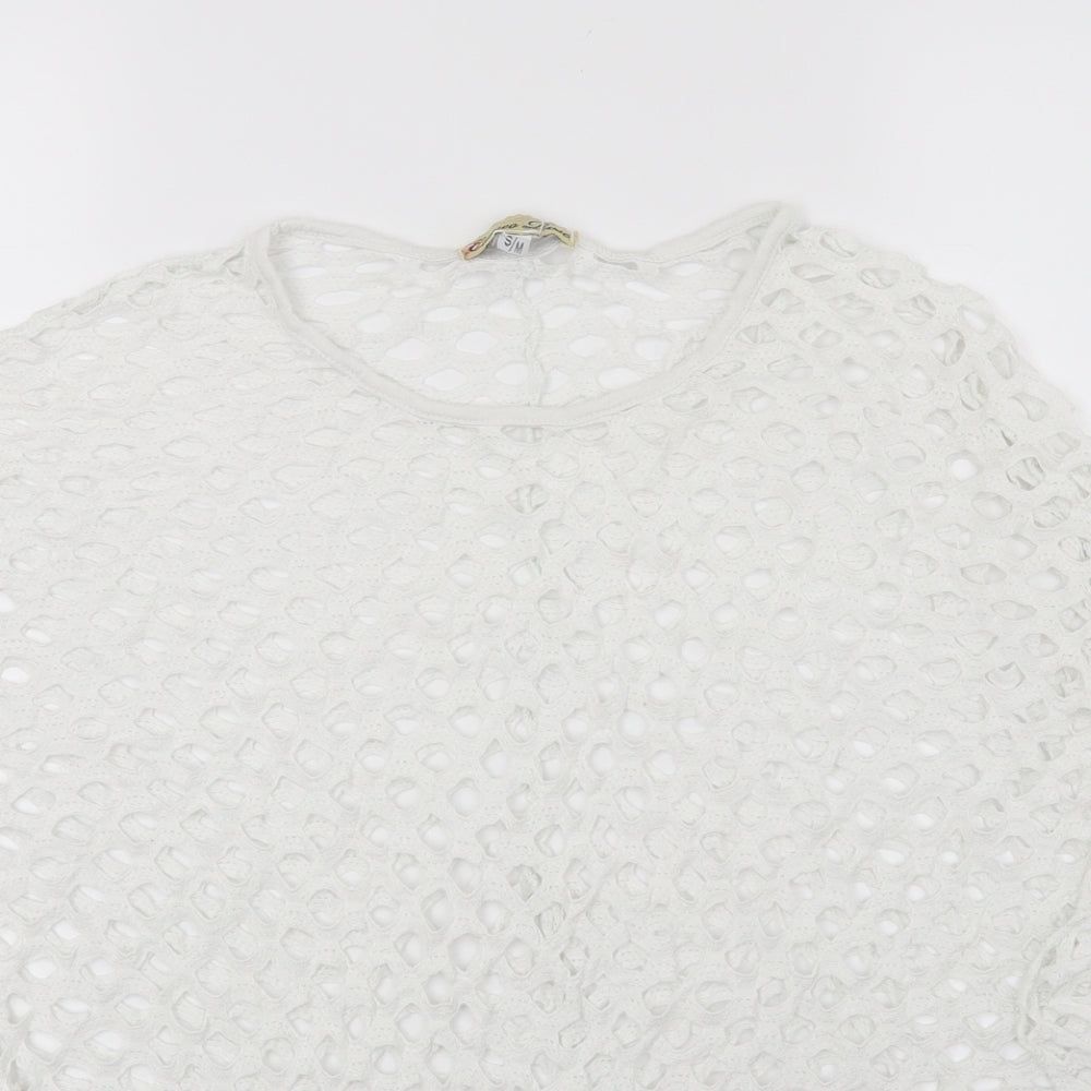 cameo Rose Womens White   Basic T-Shirt Size M