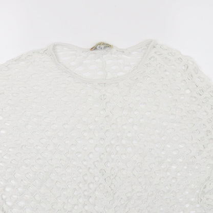 cameo Rose Womens White   Basic T-Shirt Size M