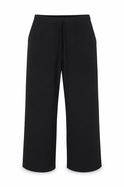 Womens UK Size 18 Damart Regular Fit  Black Trousers