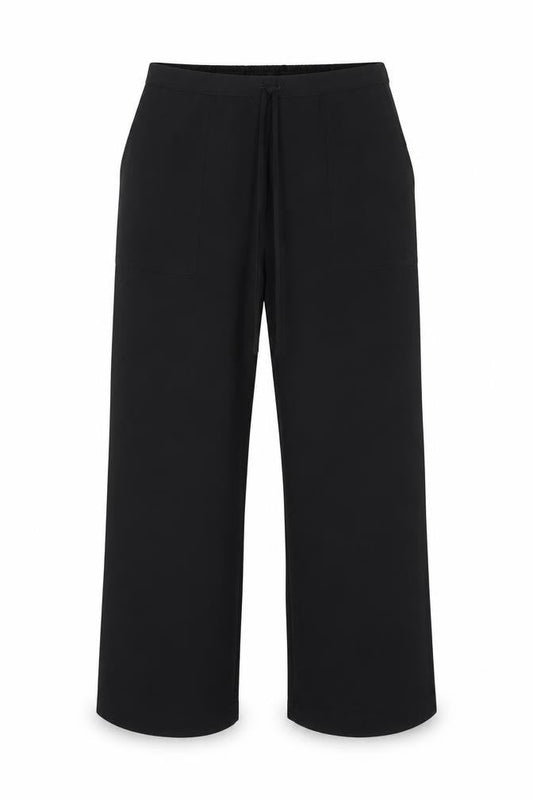 Womens UK Size 18 Damart Regular Fit  Black Trousers