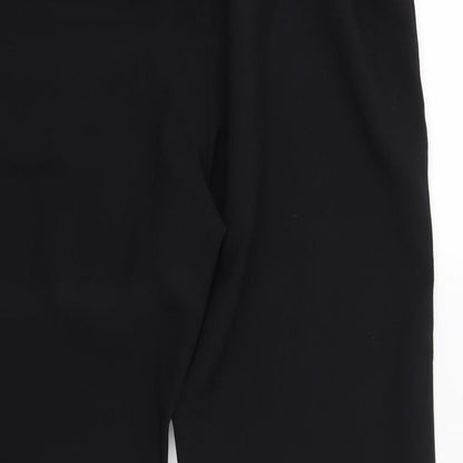 Womens UK Size 18 Damart Regular Fit  Black Trousers