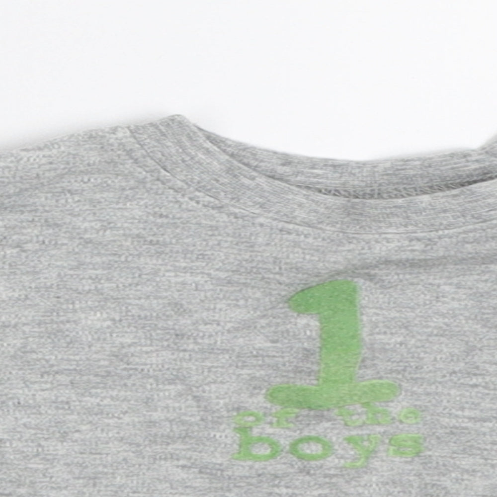NEXT Boys Grey   Basic T-Shirt Size 0-3 Months