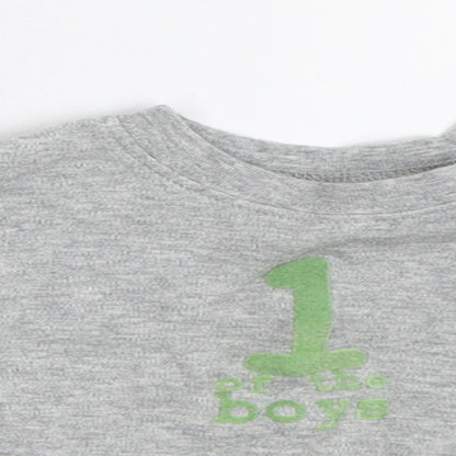 NEXT Boys Grey   Basic T-Shirt Size 0-3 Months