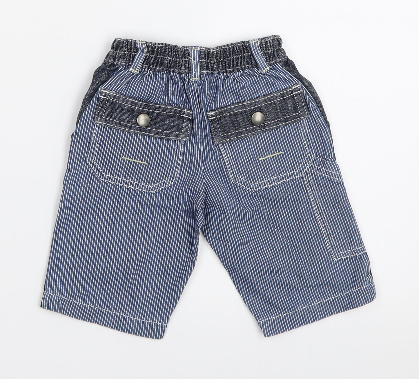 Mothercare Boys Blue  Denim Capri Jeans Size 0-3 Months