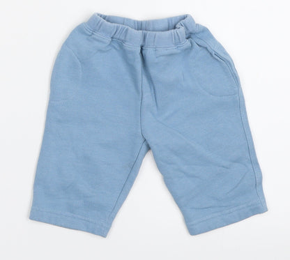 TU Boys Blue   Jogger Trousers Size 0-3 Months