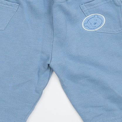 TU Boys Blue   Jogger Trousers Size 0-3 Months