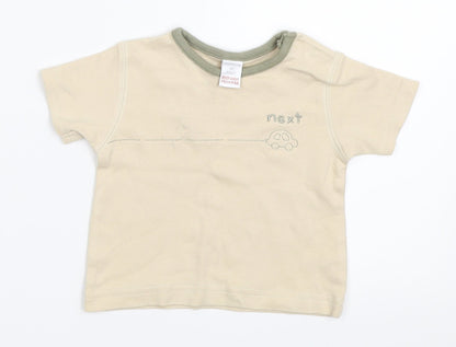 NEXT Boys Beige   Basic T-Shirt Size Newborn