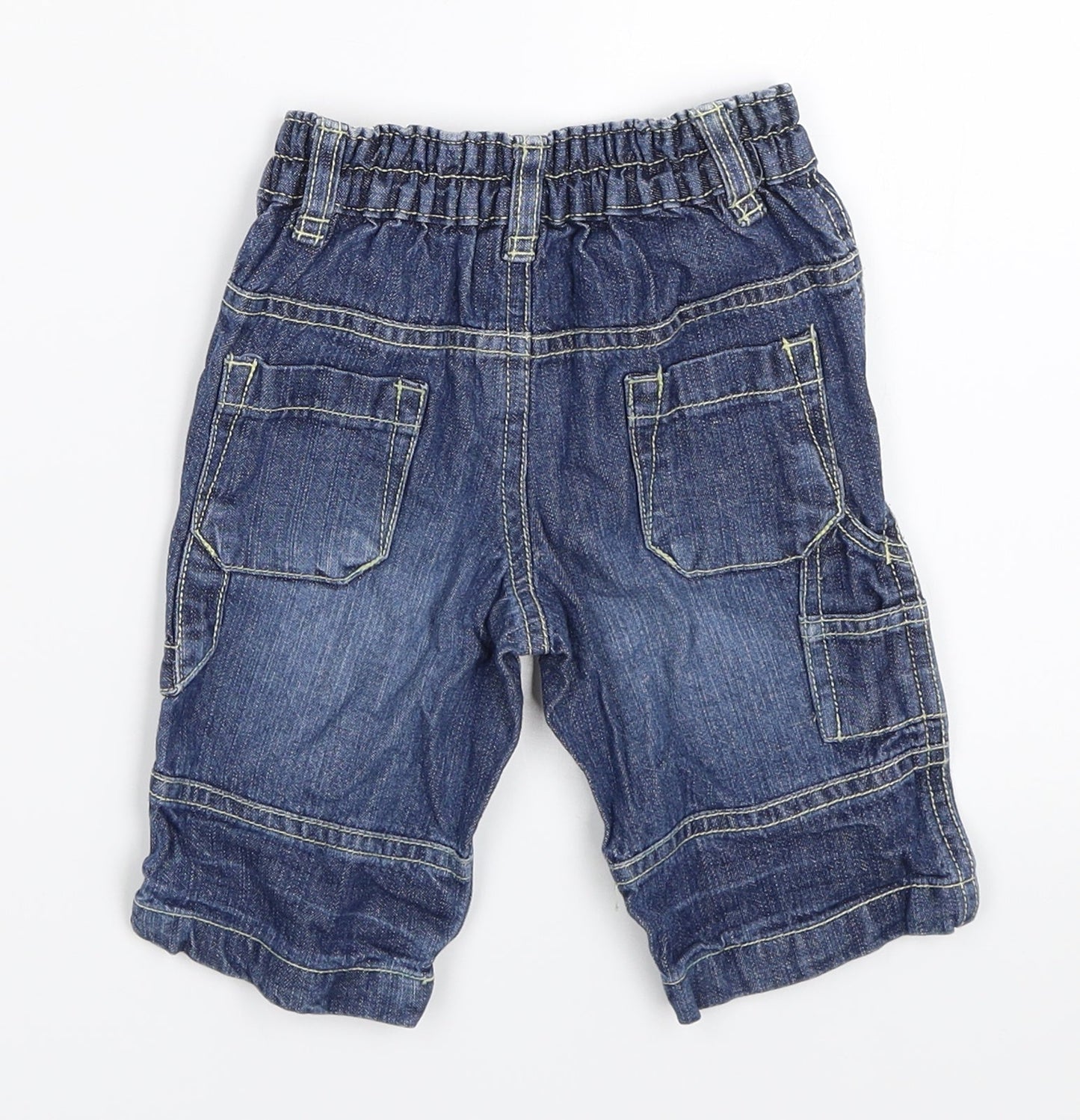 Cherokee Boys Blue  Denim Capri Jeans Size 0-3 Months