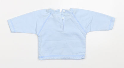 Tiny Ted Boys Blue   Basic T-Shirt Size Newborn