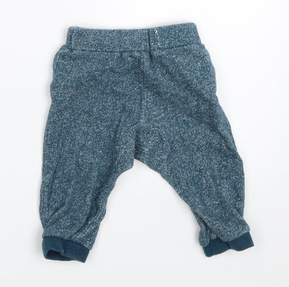 TU Boys Blue   Jogger Trousers Size 6-9 Months