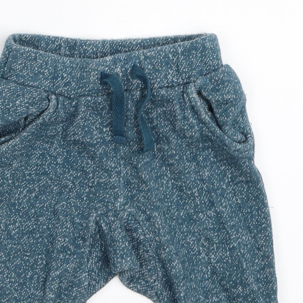 TU Boys Blue   Jogger Trousers Size 6-9 Months