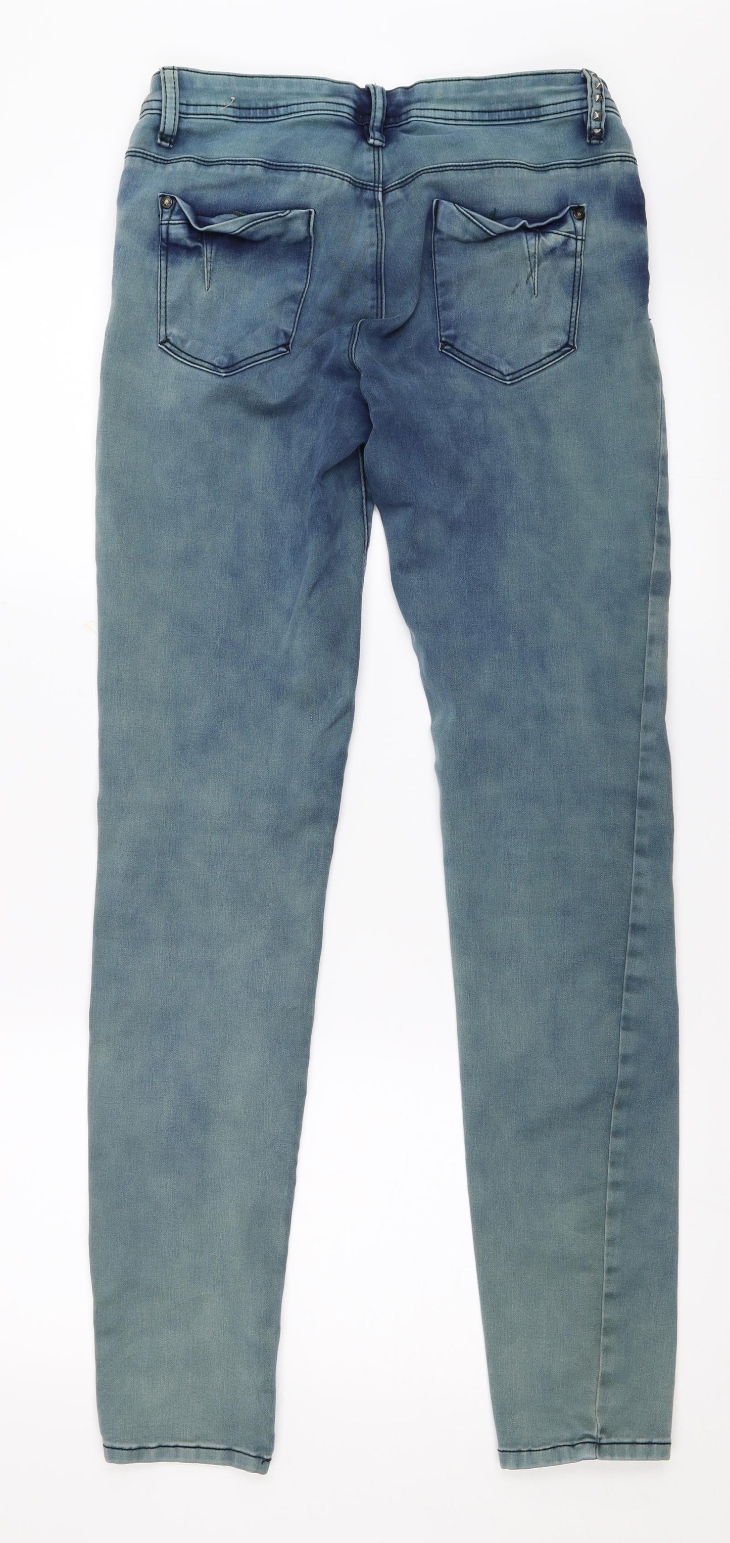 Stitch & Soul Womens Blue  Denim Skinny Jeans Size M L32 in