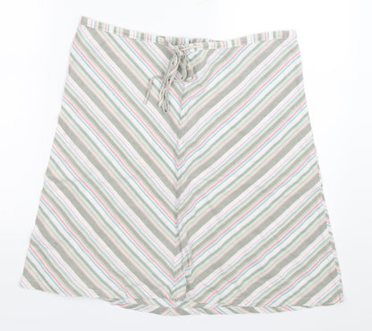 H&M Womens Grey   A-Line Skirt Size 42