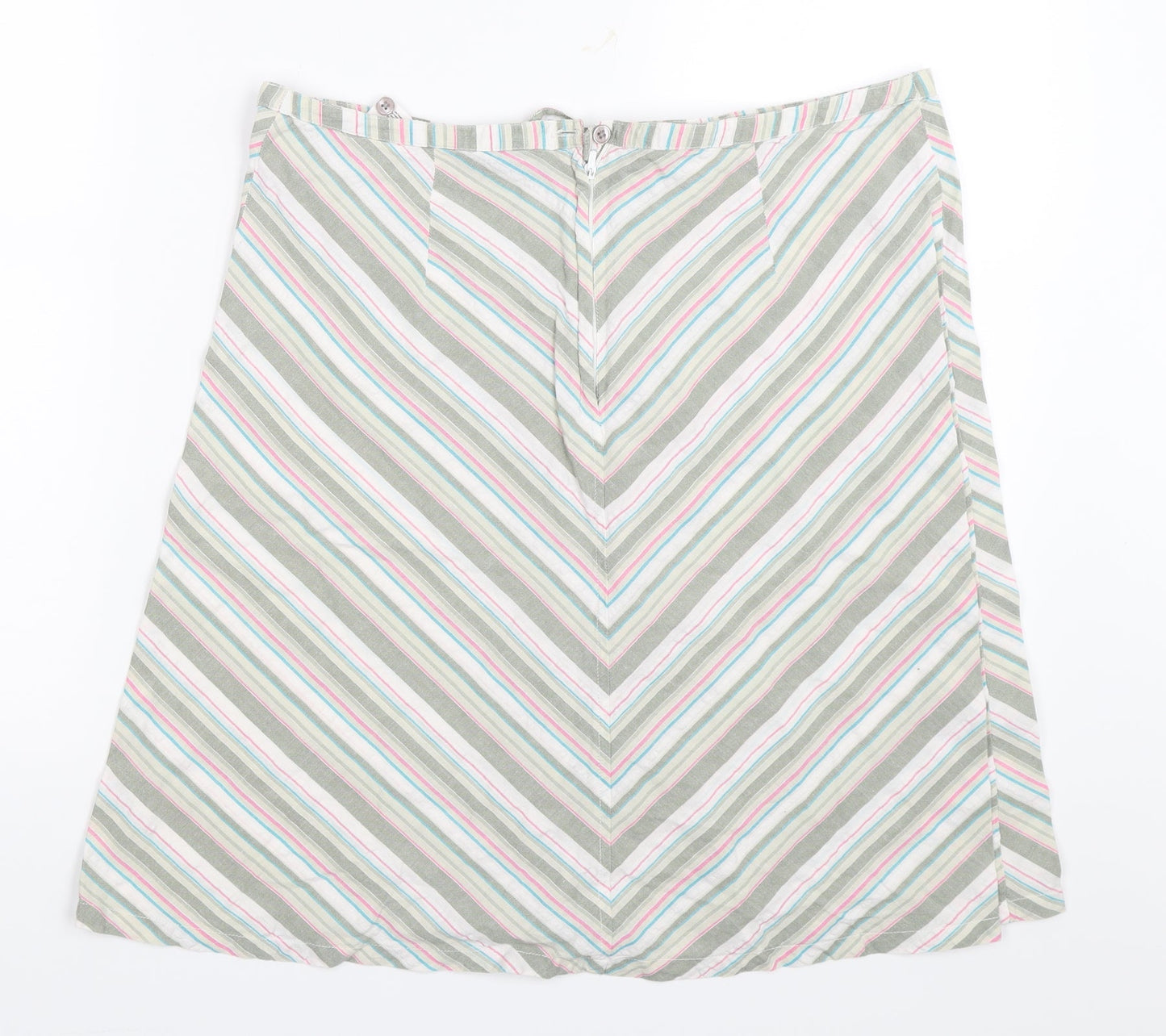 H&M Womens Grey   A-Line Skirt Size 42